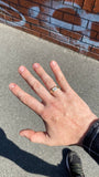 Radiant cut signet ring