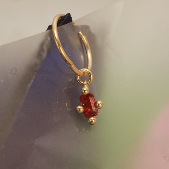 ruby hanging hoop