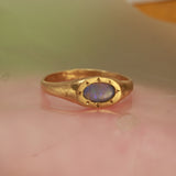 purple opal ring