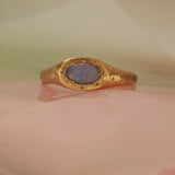 purple opal ring