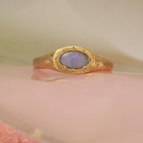 purple opal ring