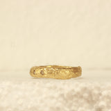 Congac diamond squashed crossiant ring