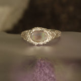 moody sandcast opal ring - Size 6.5