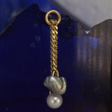 clown pearl stud earring