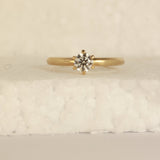 solitare diamond ring - Size