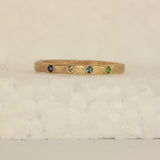 kaleidoscope ring - blue