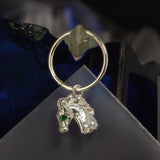 Concerned baby horse earring