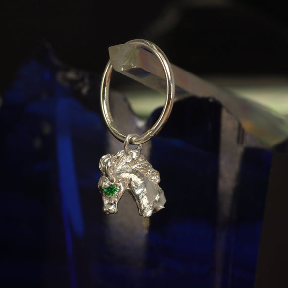 Concerned baby horse earring