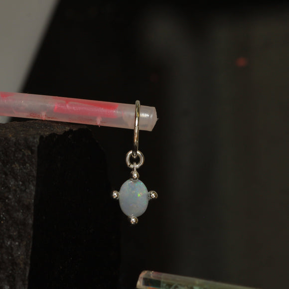 opal hanging hoop 14