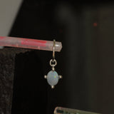 opal hanging hoop 14