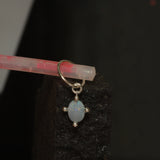 opal hanging hoop 14