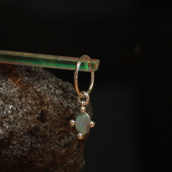opal hanging hoop 9
