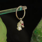 Concerned baby horse earring