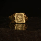 sandcast rectangle signet