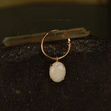 Coober pedy opal earrings