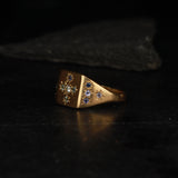 Lilac Small party natural signet ring