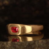 Ruby uneven ring