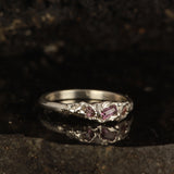 Melted purple sapphire ring Size: 7 / O