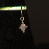 Opal hanging hoop - Orange