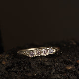 purple sapphire melted ring Size: 7 / O