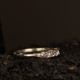 purple sapphire melted ring Size: 7 / O