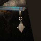 Opal hanging hoop