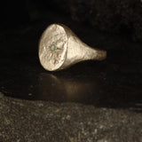 Opal signet ring - Size 8 / Q