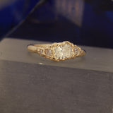 Radiant cut ring