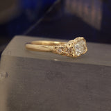 Radiant cut ring