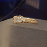 Radiant cut ring