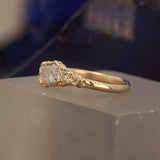 Radiant cut ring