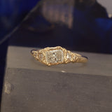 Radiant cut ring
