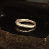 Purple opal window ring