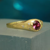 rhodite garnet 18k