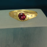 rhodite garnet 18k