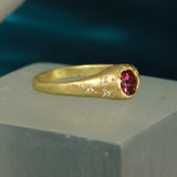 rhodite garnet 18k