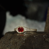 lab grown ruby ring