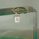 Lucky clover earring - silver