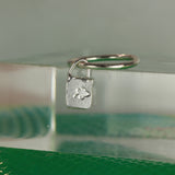 Lucky clover earring - silver