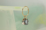 Pearl earring (with mini pearl keyring)