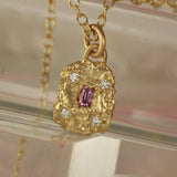 diamond gold pendant