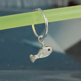 Fish earring - Opal