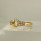 white sapphire melt Ring size 5