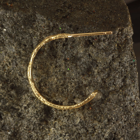 gold sandcast hoops