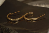 gold sandcast hoops