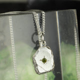 Green Tourmaline secret place pendant