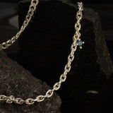 Blue topaz necklace