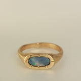 Opal sky ring