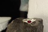lab grown ruby ring