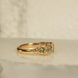 Radiant diamond ring